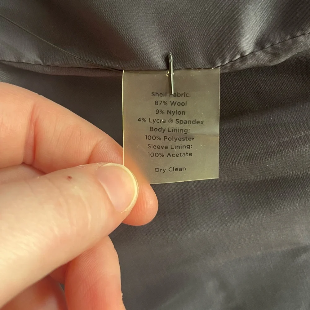 Vintage NWT Talbots Kate Fit Wool-Blend Jacket - Picture 5 of 7